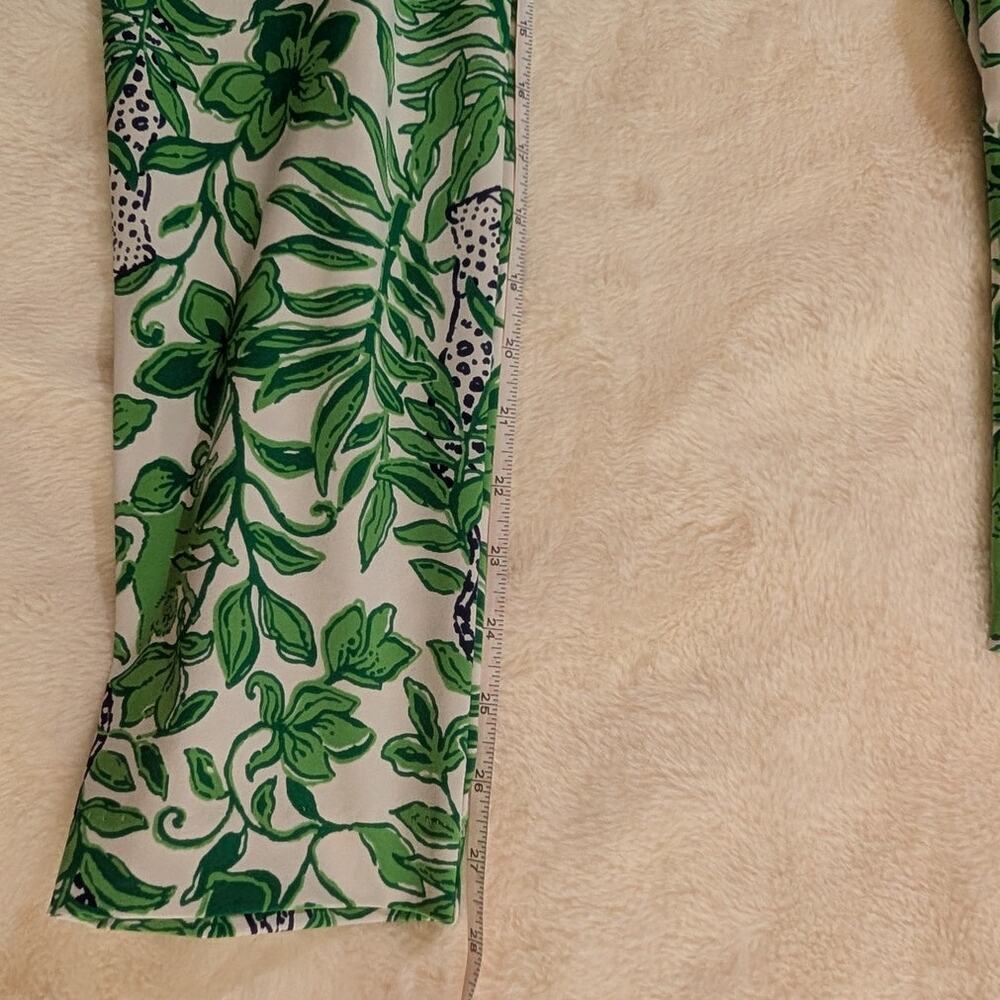 Luxletic Lilly Pulitzer | Fiddle Leaf Green Lil Escape Plan Corso Golf Pants | 8 - Picture 11 of 12